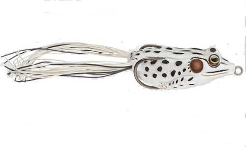 LIVETARGET Lures / Koppers Fishing and Tackle Corp Usa Hollow Body Frog 1/4Oz 3/4In Albino White FGH45T-516
