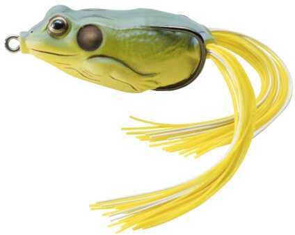 LIVETARGET Lures / Koppers Fishing and Tackle Corp Usa Hollow Body Frog 3/4oz 2 5/8in Yel/Blue FGH65T511