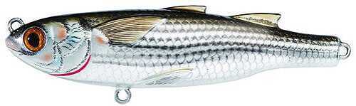 LIVETARGET Lures / Koppers Fishing and Tackle Corp Usa Mullet Twitchbait 4 1/2in Silver/Brown MUT115FT934