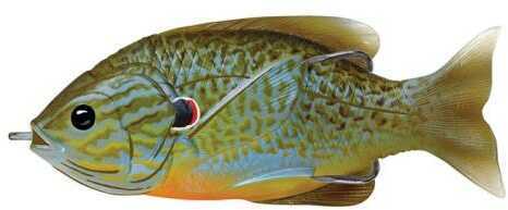 LIVETARGET Lures / Koppers Fishing and Tackle Corp LT HOLLOW SUNFISH 3.5" NAT/BLUPMKN