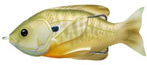 LIVETARGET Lures / Koppers Fishing and Tackle Corp Lt Hollow Sunfish 3.5" Nat/GRNBLGL