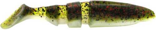 Lake Fork Tackle Boot Tail Magic Shad 4 1/2in 4pk Watermelon Red Pea 2012-708