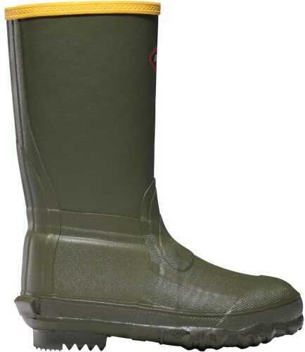 Lacrosse Lil Burly Rubber Boot Olive Drab Green 9" Foam Insulation Size 02