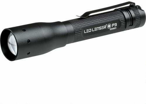 Leatherman Led Lenser P3 Flashlight/Peg Black 880017