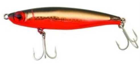 Mirrolure / L&S Bait Catch Jr Suspending Twitchbait 3In 3/8Oz Black Back Org Belly 22MR-808