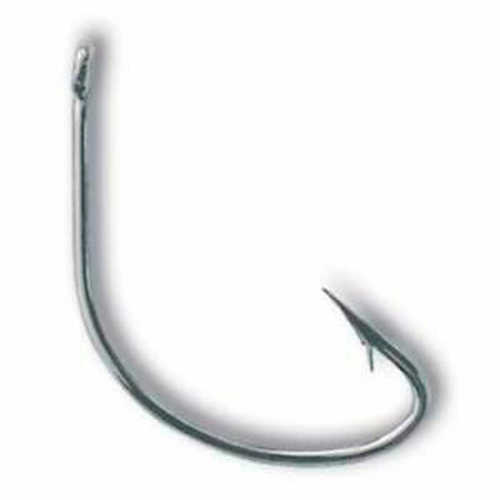 Mustad Hooks Poly Bag Hooks Nickel Wide Gap 10 Count Model: 37140-NI-1-10