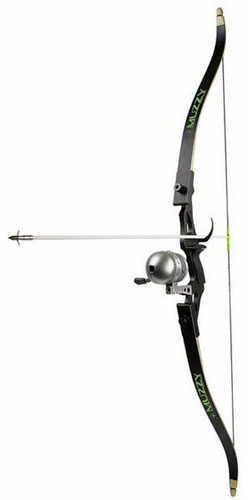 Muzzy Archery Bowfishing Kit Recurve Bow/Reel/Arrows/Rest/Finger Guard 7505