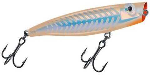 Mirrolure / L&S Bait C Eye Popper Mul 3 5/8In 1/2Oz Bone Bk&Bel/Sil Model: C36MRBNSB