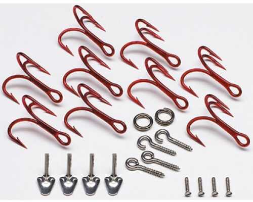 Mirrolure / L&S Bait Red Hook Kit Replacement Hooks HKTR