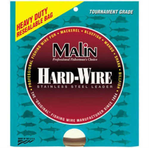 Malin Wire & Cable Single Strand SS Leader Coffee 42ft Coil .024Dia 131lb