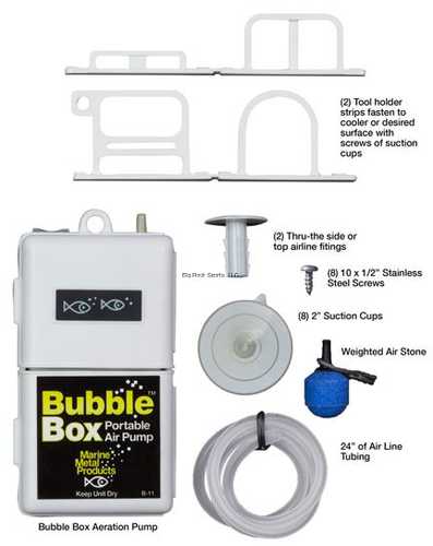 Marine Metal Products Metal Livewell Kit with MB11 Bubble Box Model: LMK-11