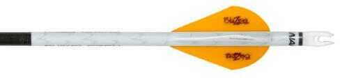 NAP Quikfletch w/Blazer Vanes White/Orange 6 pk. Model: 60-179