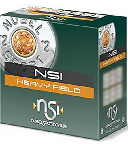 Nobel Heavy Field Shotshells 12ga 2-3/4" 1-1/4 Oz #9 Lead Shot 25 Rounds Model: Ansfh129