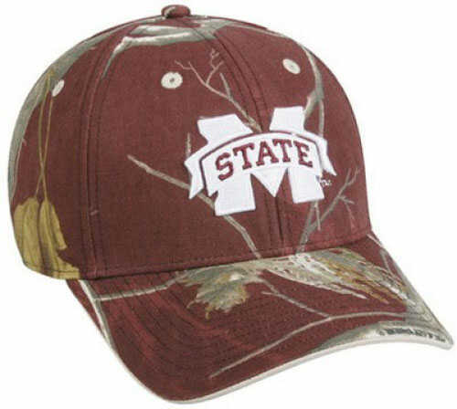 Outdoor Cap College Logo Miss State Solid Color COL620MSU