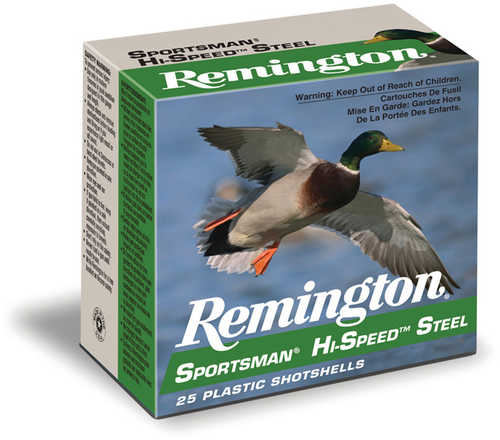 Remington Hi Speed Steel Shot 20 Gauge 3 in #4 Shot 1 oz 250 Rounds Model: 20881