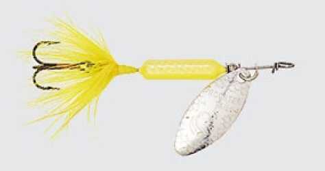 Yakima / Hildebrandt Rooster Tails 1/6 Yellow Freshwater Fishing Spinner Baits 210-YL
