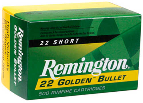 Remington Rimfire Ammo Golden 22lr Hv 36gr Hp 100 Round Model: 21278