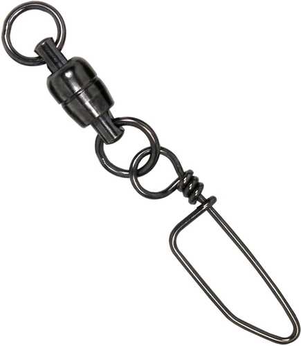 Click to see larger image. Sea Striker Billfisher Stainless 2-Ring Ball Bearing Swivel Black Sz3 50Lb 4 Per Pack Model: