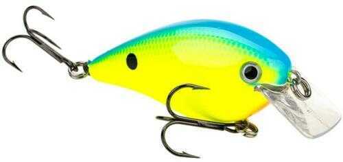 Strike King Lures Kvd Square Bill Crank 2-1/2In 3-6Ft Powder Blue Back Chartreuse Model: HCKVDS2.5-561