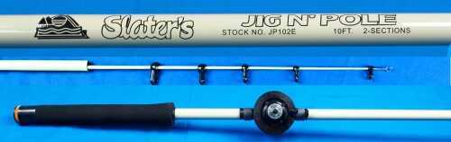 Slick Trick Slater's Jig-n-Pole Foam Handle With Spring Reel-guides 3 Pieces 10ft