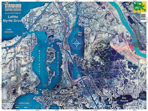 Standard Map Laminated Lafitte/Myrtle Grove Md#: M005