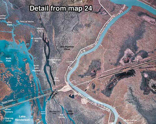 Standard Map Laminated Lake Henderson Md#: M056