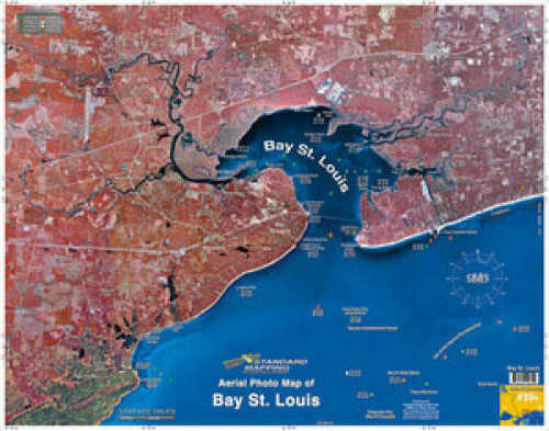 Standard Map Laminated Bay St. Louis Md#: M039