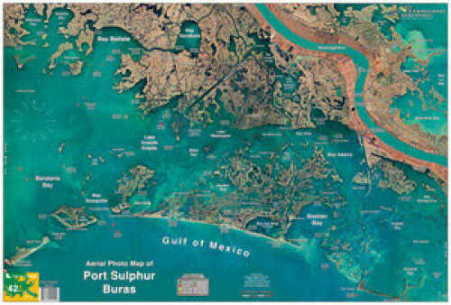 Standard Map Laminated Port Sulphur To Buras Md#: M042
