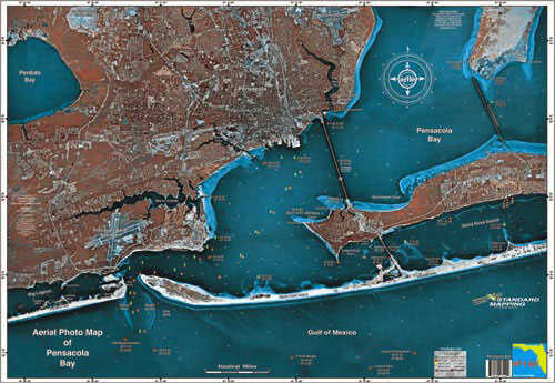 Standard Map Laminated Pensacola Md#: MF122