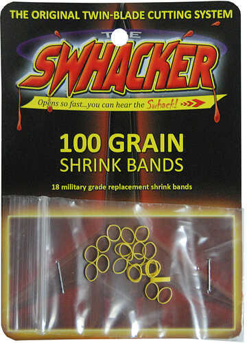 Swhacker Rep Bands Low Pound 100 Grains 1.5in 18/pk Model: Swh00228