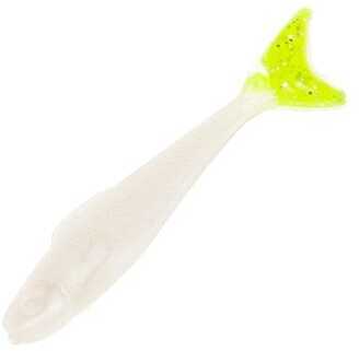 Egret Stanley Wedge Tail Minnow 2in 15pk Pearl White/Chartreuse WTM20-150-15