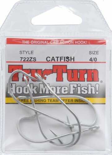Blakemore Lure / Tru Turn Hook-Header Pack Perma Steel Catfish 6/ctn 722ZS-4/0