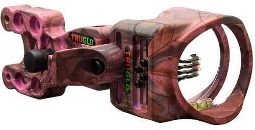 Truglo Bow Sight W/ Light Carbon Xs 4-Pin .019 Pink