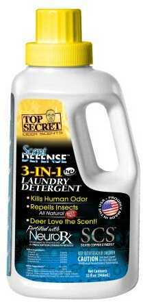 Click to see larger image. Top Secret Deer Scent Defense Laundry Detergent 32Oz Model: SD1003