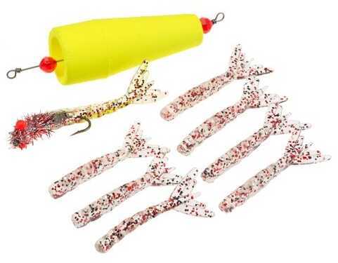 Texas Tackle Factory TTF Shiney Hiney Popping Rig 1 Float 1 Jig 8 Spares Cajun Pepper SHPCP