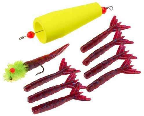 Texas Tackle Factory TTF Shiney Hiney Popping Rig 1 Float 1 Jig 8 Spares Plum Tail SHPPL