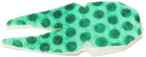 Uncle Josh / Sizmic Pork Spinning Frog 1 7/8in X 3/4in Green Spot 101-G -  11054059