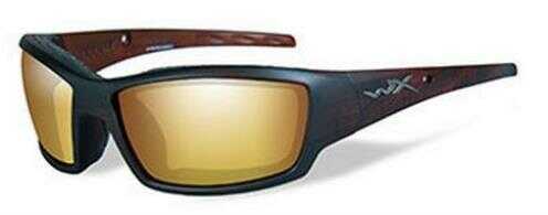 Wiley X Inc. Polarized Sunglasses Tide Amb Gld Mir/Matte Hick Br Model: CCTID04