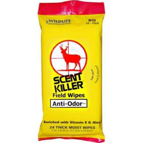 Wildlife Research Scent Elimination 24Pk Gold Field Wipes Model: 1295