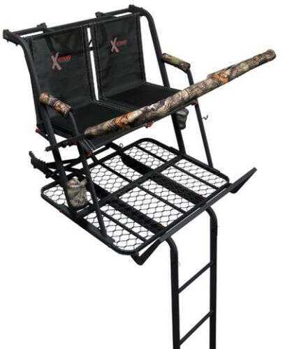 X-Stand Treestands Ladder Stand The Jayhawk 20Ft Two-Man