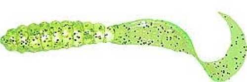 Mister Twister Meeny Curltail 3in 20pk Chartreuse Silver Flake Md#: MTSF20-10S