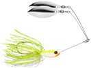 Mccoy Fishing V-Twin Spinnerbait 3/8oz Chartreuse/White (06) Md#: VT386