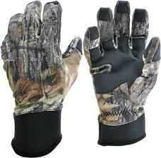 Manzella Productions Gloves Bobcat MO-Breakup Large MZF-095L