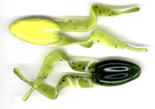 Netbait Frog 4in 8 per bag Green Pepper/Yellow Md#: 15137