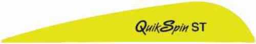 New Archery Quikspin St Vanes Flo-Yellow 36/pk 2in 60-611