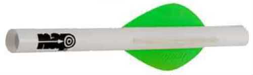 New Archery Quikfletch Vanes 6/pk 2in 1 White / 2 Green 60-635