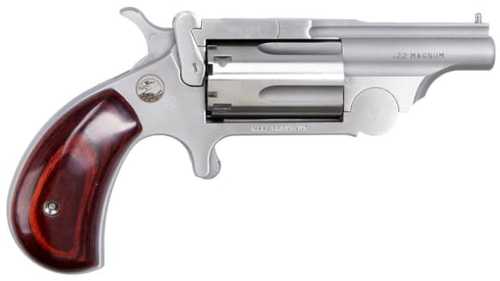 North American Arms Ranger II Break Top Revolver 22WMR 1.625" Barrel 5Rd Capacity Rosewood Birds Head Grips Stainless Steel Finish