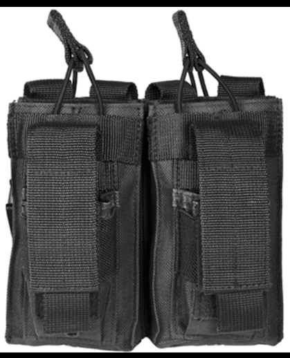 NCSTAR Double AR Magazine Pouch Nylon Black MOLLE Straps for Attachment Fits Two AR Style Magazines CVAR2MP2927B