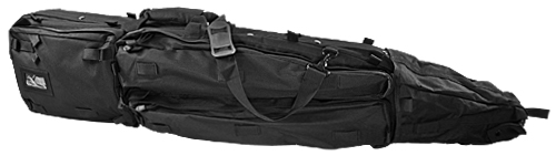 NCSTAR Drag Bag 45" Rifle Case Nylon Black Includes Backpack Shoulder Straps CVDB2912B