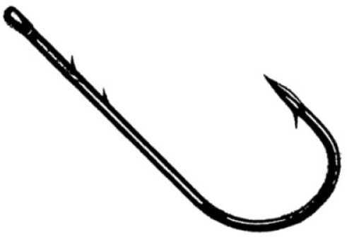 Owner Hooks Worm Hook-Black Chrome X-Strong Straight 6Pk 3/0 Md#: 5103131